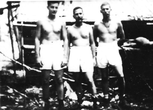Skippers Webb, Ruff, and McElroy at Tulagi (1943)